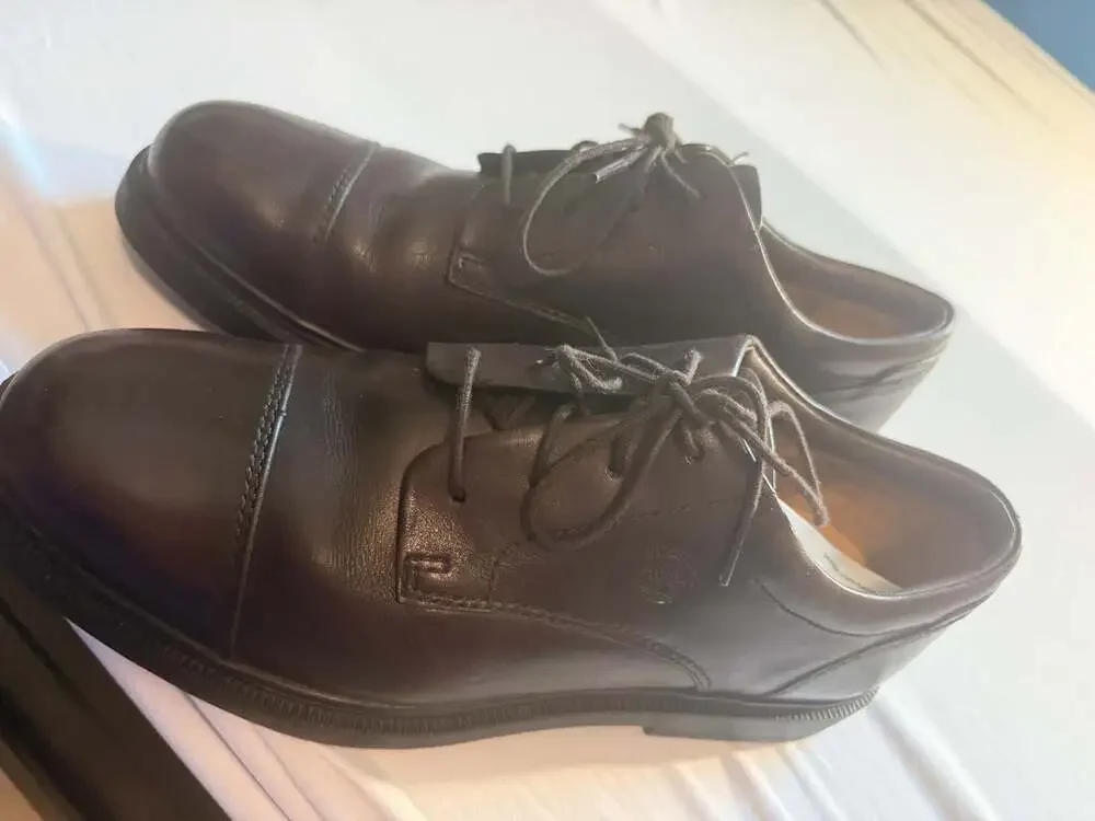 Timberland Waterproof Leather Cap Toe Oxfords Brown